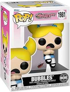 Pop! Animation: Meme - Bubbles - The Powerpuff Girls - Collectable Vinyl Figure - Gift Idea - Official Merchandise - Toys for Kids & Adults - Cartoon Fans - Model Figure for Collectors