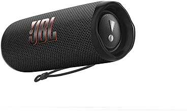 Flip 6 - Portable Bluetooth Speaker, powerful sound and deep bass, IPX7 waterproof, 12 hours of playtime, JBL PartyBoost for multiple speaker pairing for home, outdoor and travel (Black)